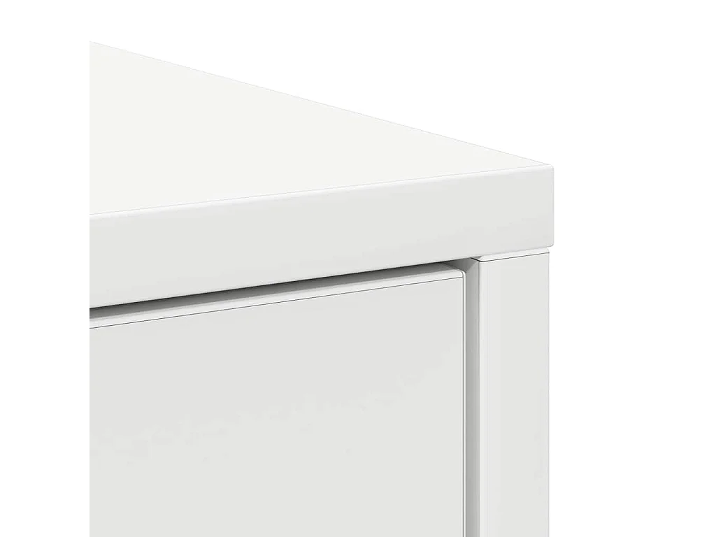 Dressoir met lade 80x34x76 cm spaanplaat wit