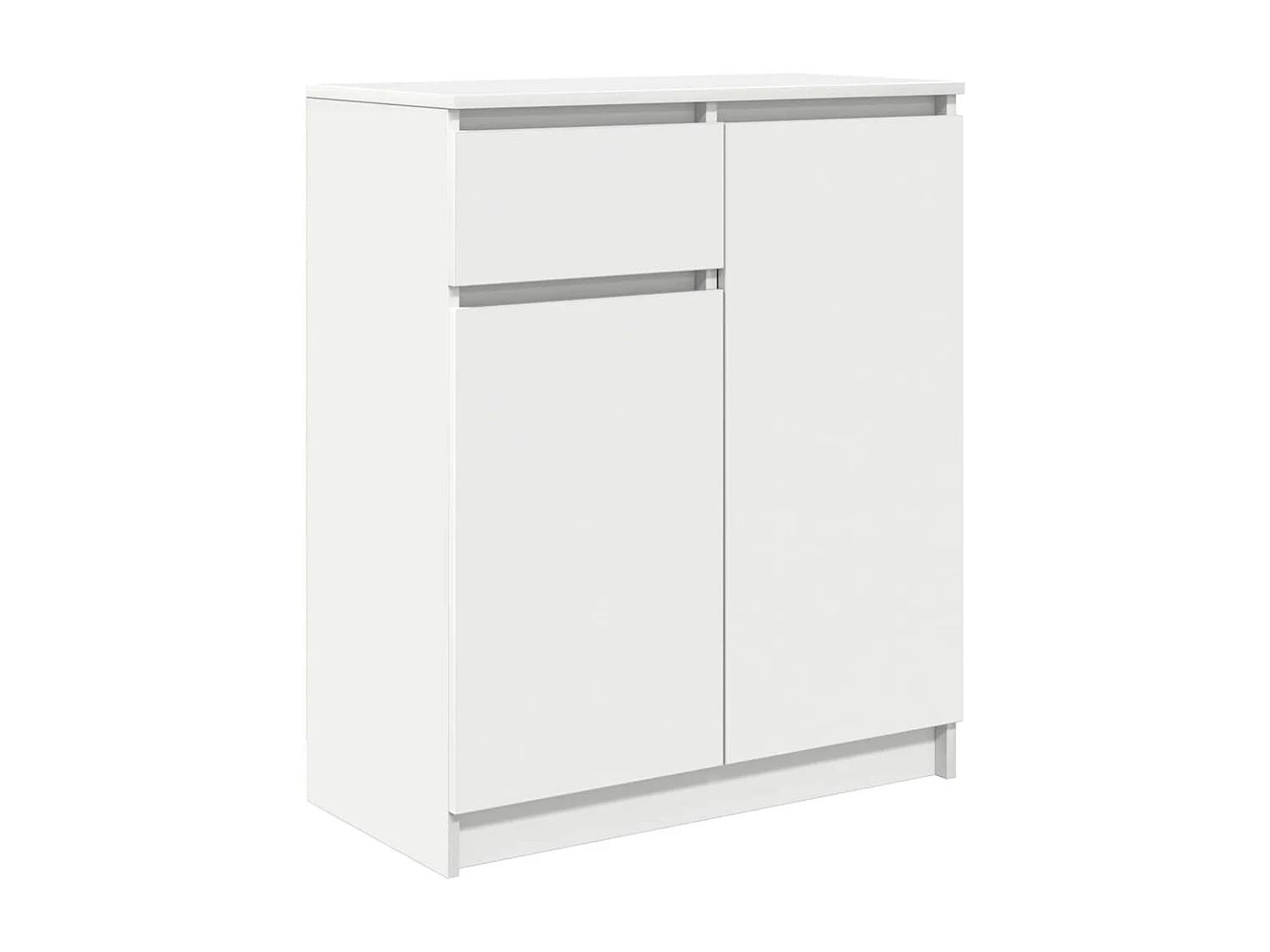 Sideboard mit Schublade Weiß 71x35x84 cm Holzwerkstoff