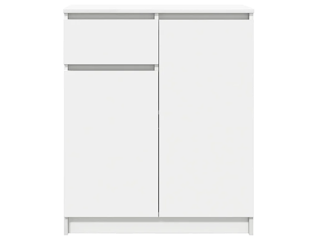 Sideboard mit Schublade Weiß 71x35x84 cm Holzwerkstoff