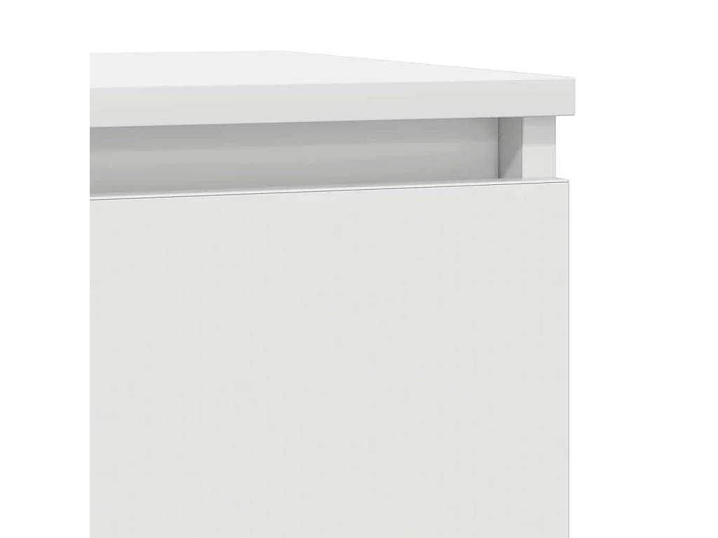 Buffet blanc 29,5x34x76 cm bois d'ingénierie