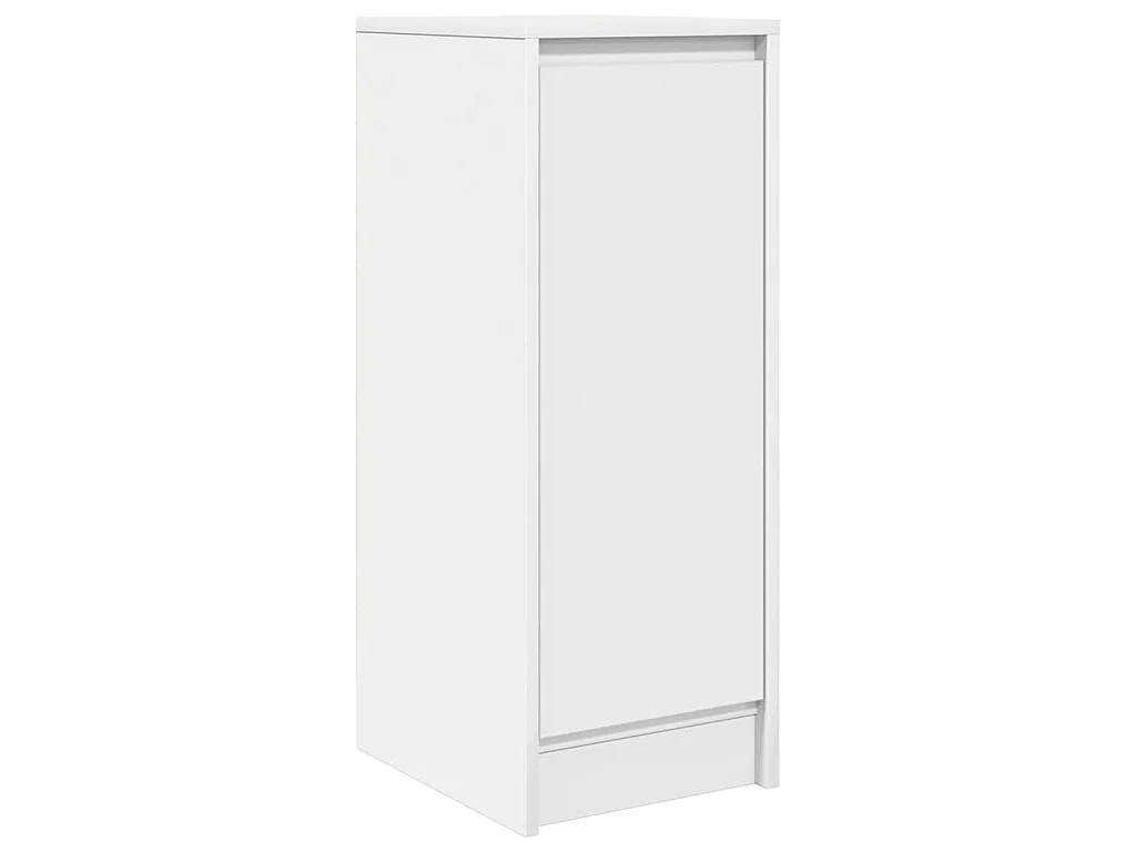 Buffet blanc 29,5x34x76 cm bois d'ingénierie