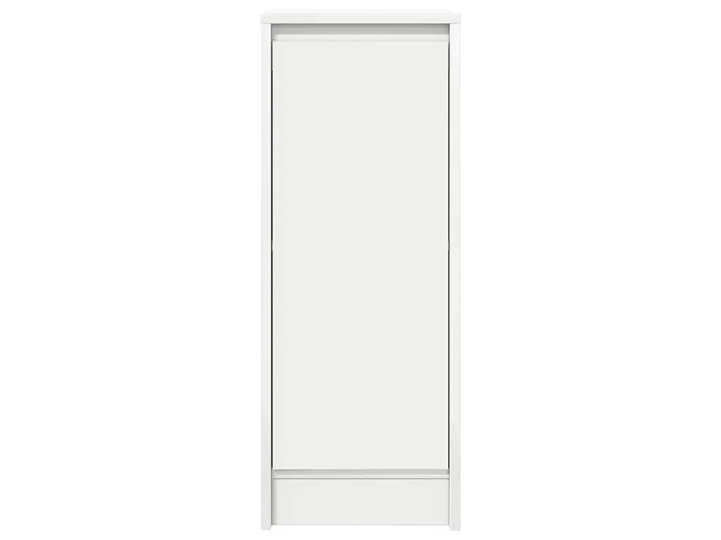 Buffet blanc 29,5x34x76 cm bois d'ingénierie