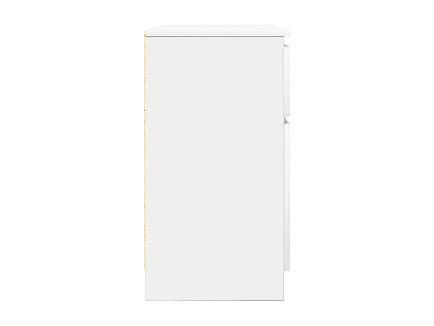 Sideboard mit Schublade Weiß 71x35x65 cm Holzwerkstoff