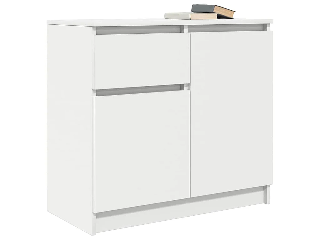 Dressoir met lade 71x35x65 cm spaanplaat wit