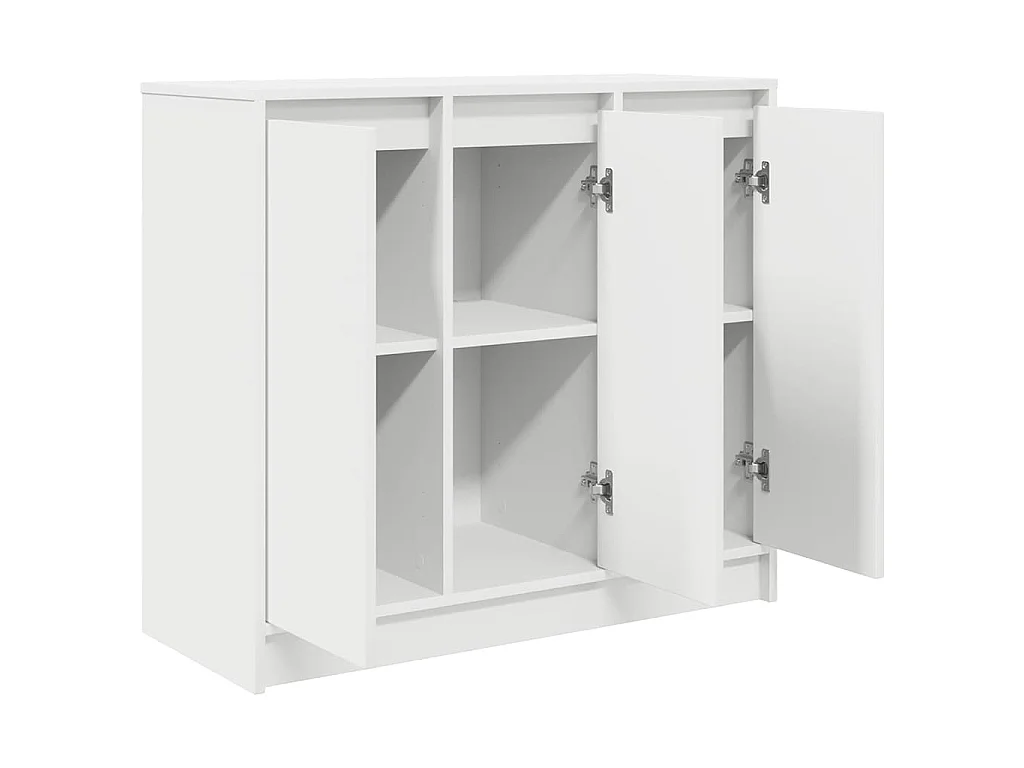 Aparador 85x34x76 cm derivados de madeira branco