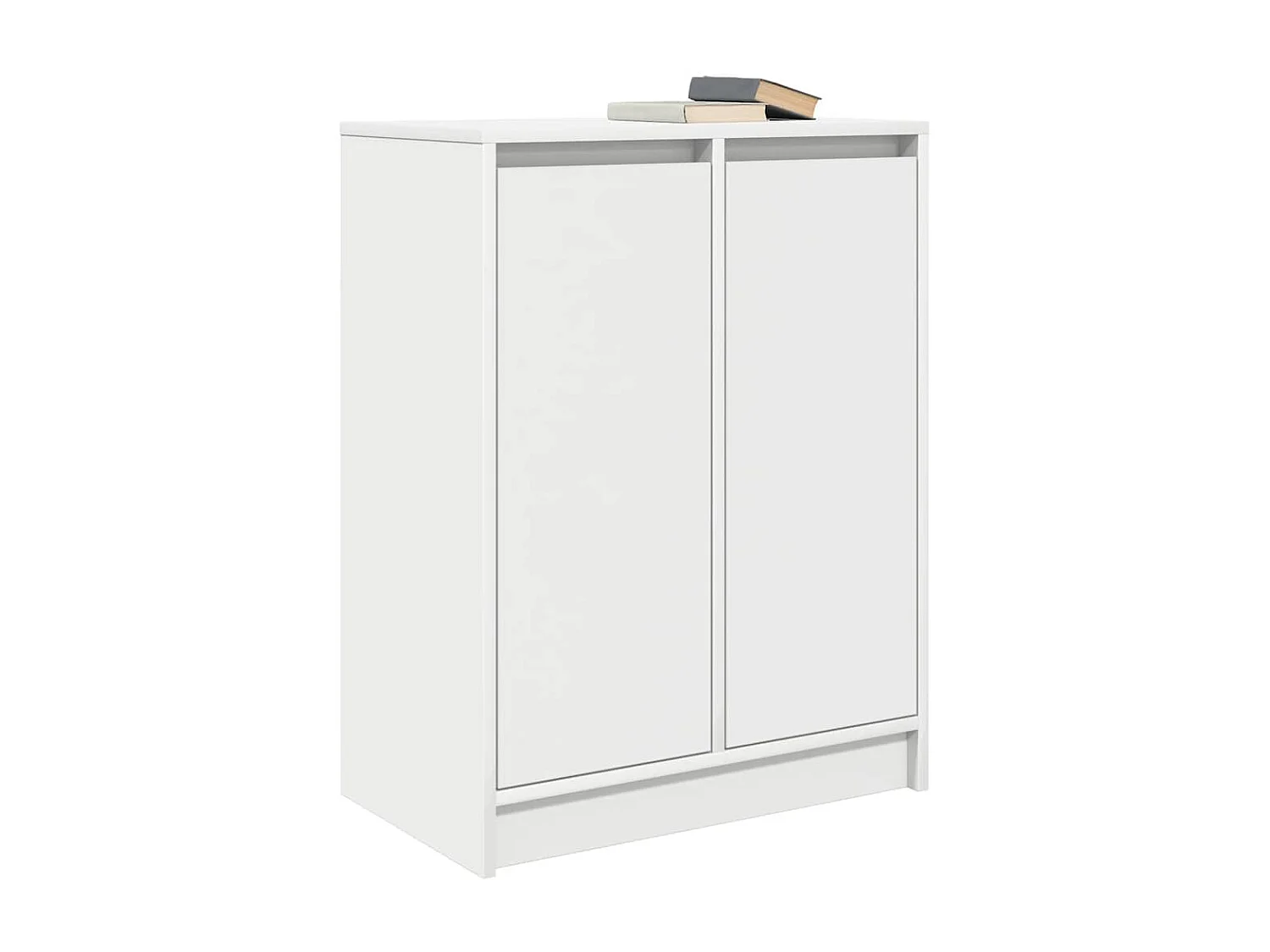 Sideboard Weiß 57x34x76 cm Holzwerkstoff