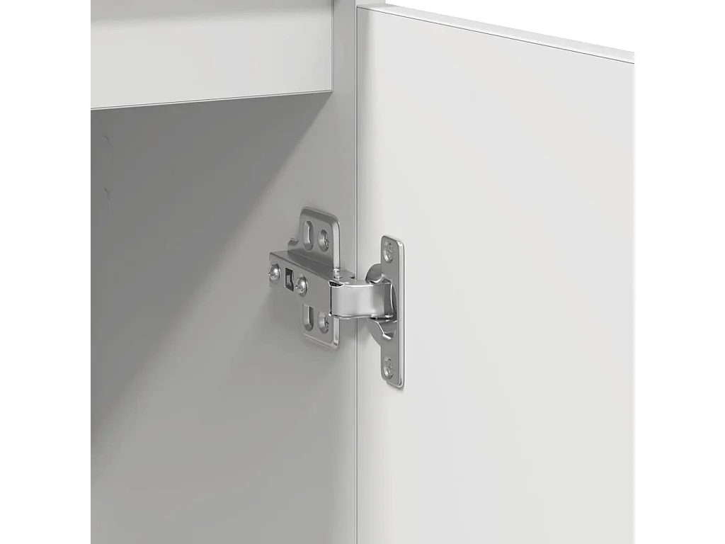 Sideboard Weiß 57x34x76 cm Holzwerkstoff