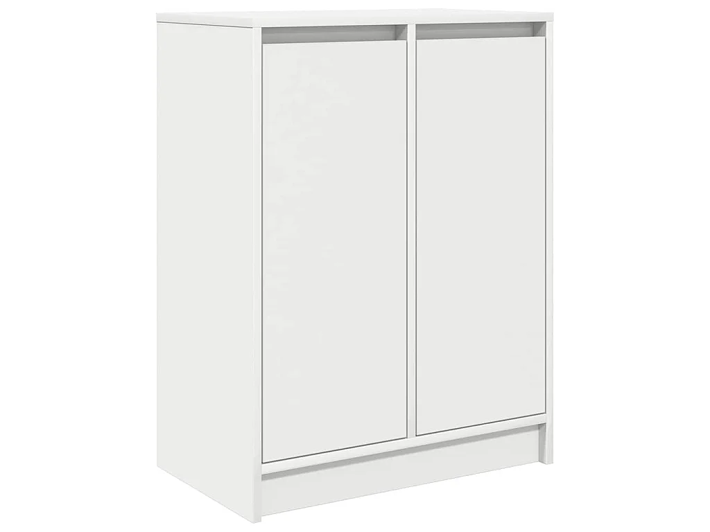 Buffet blanc 57x34x76 cm bois d'ingénierie