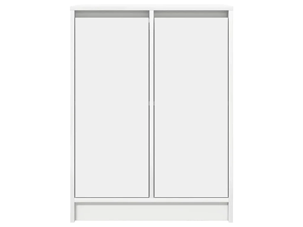 Buffet blanc 57x34x76 cm bois d'ingénierie