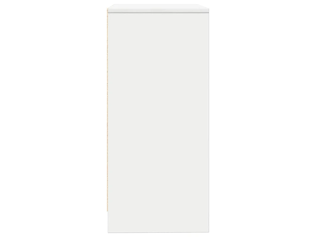 Buffet blanc 57x34x76 cm bois d'ingénierie