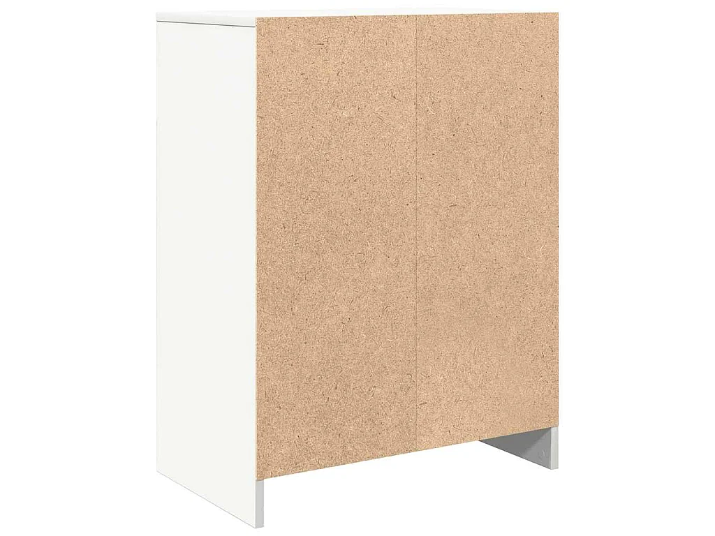 Buffet blanc 57x34x76 cm bois d'ingénierie