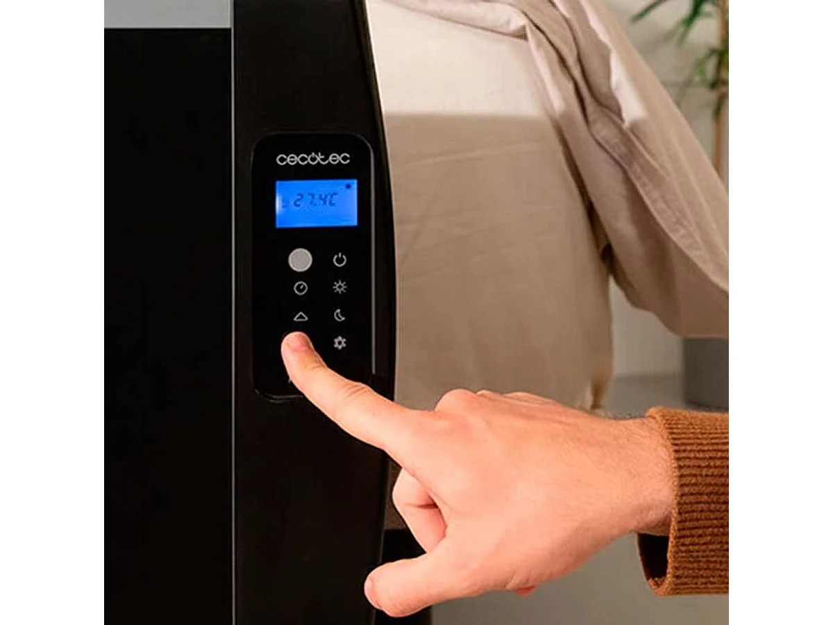 Emisor térmico Ready Warm 1800 Thermal Black Cecotec 1200W con mando/programable negro