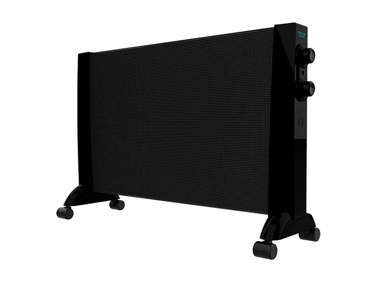 Placa radiante de mica Ready Warm 3000 Now Cecotec 2400W con ruedas multidireccionales negro
