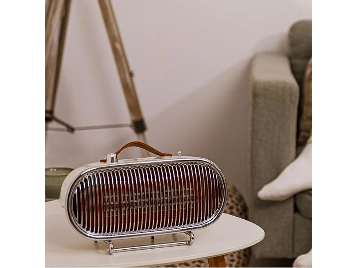 Calefactor cerámico Cecotec ReadyWarm 1500 Ceramic Retro 1500W 2 modos beige