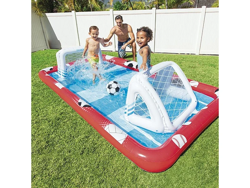 Centro de juegos hinchable Intex 470L con accesorios deportivos +3A multicolor 102x325x267 cm