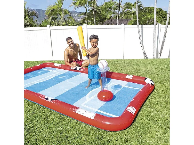 Centro de juegos hinchable Intex 470L con accesorios deportivos +3A multicolor 102x325x267 cm