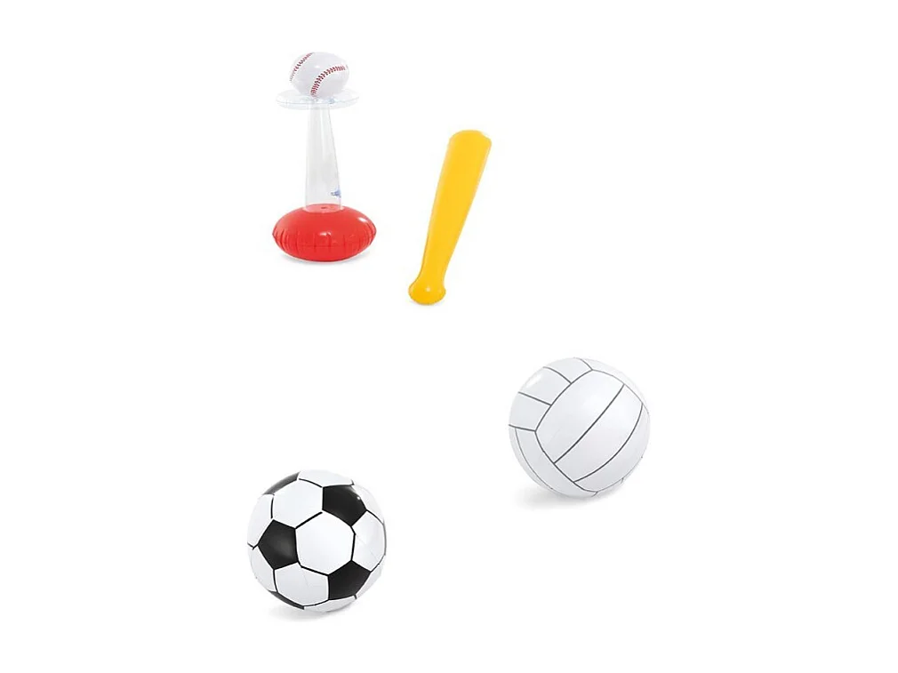 Centro de juegos hinchable Intex 470L con accesorios deportivos +3A multicolor 102x325x267 cm