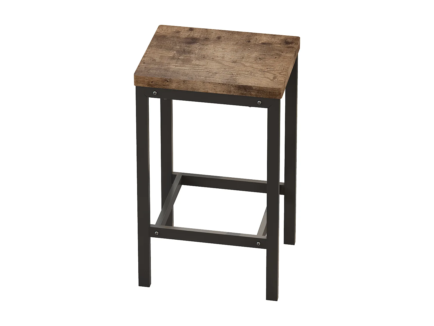 Conjunto de mesa de bar de 4 peças MDF metal cozinha sala de jantar 148x40x90 cm madeira natural