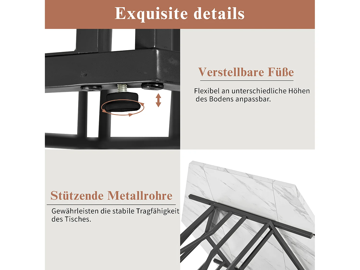 Tavolo completo esagonale marmo 115,5x100 cm MDF metallo + 4 chaise longue velluto verde salle à manger