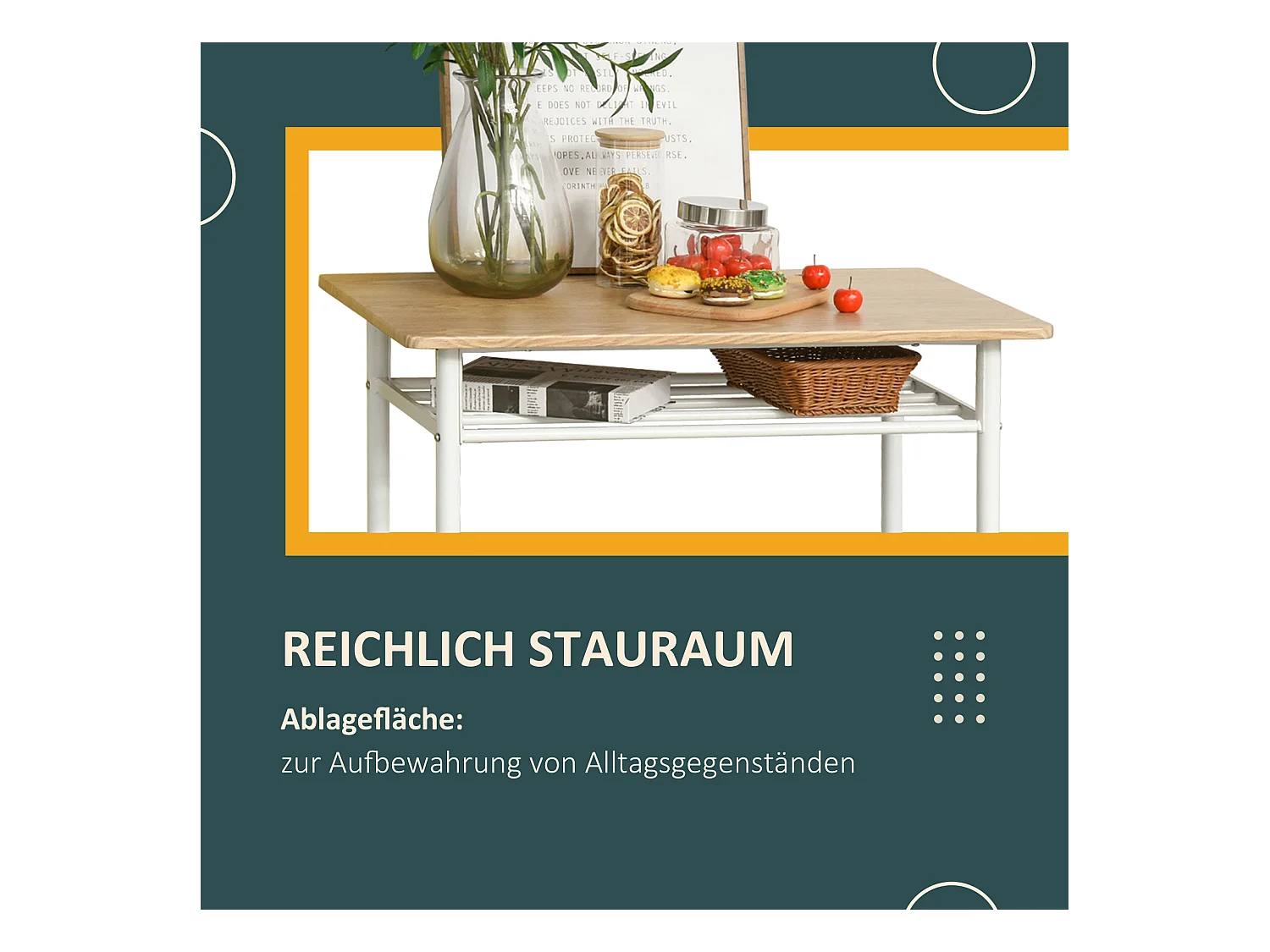 Conjunto de bar de 3 piezas con mesa de metal MDF y 2 taburetes para almacenaje de cocina y salón, roble blanco, 80 x 50 x 90 cm