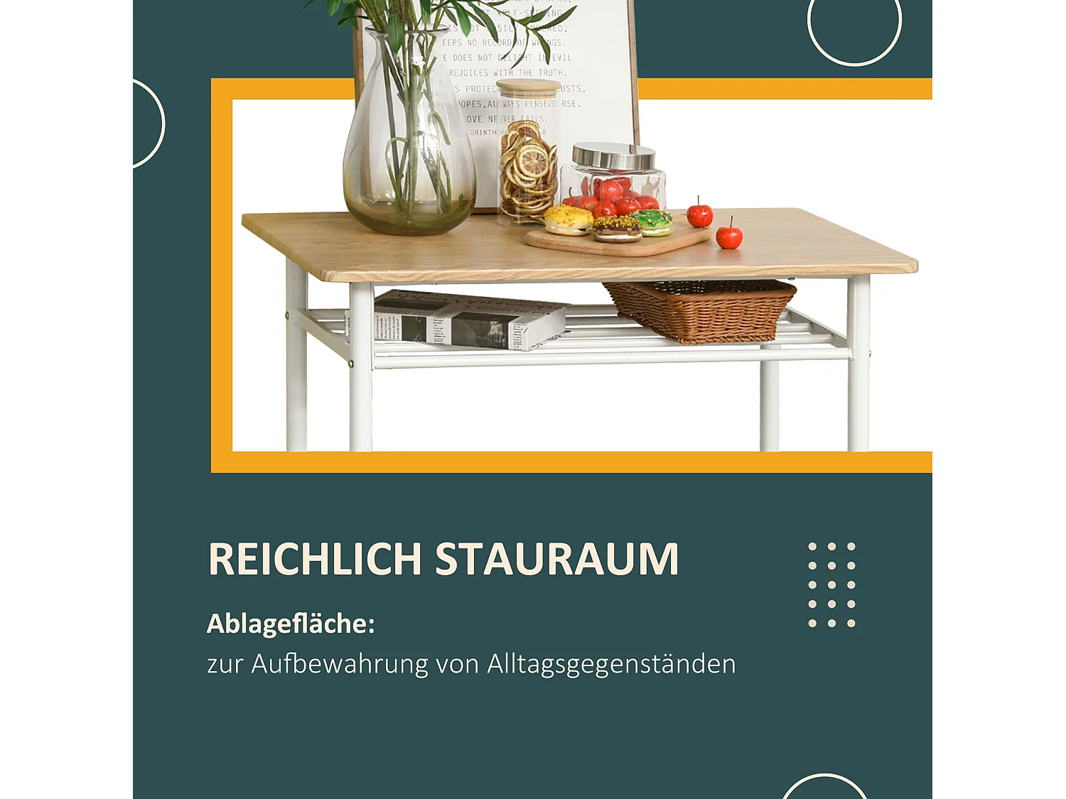 Conjunto de bar de 3 piezas con mesa de metal MDF y 2 taburetes para almacenaje de cocina y salón, roble blanco, 80 x 50 x 90 cm