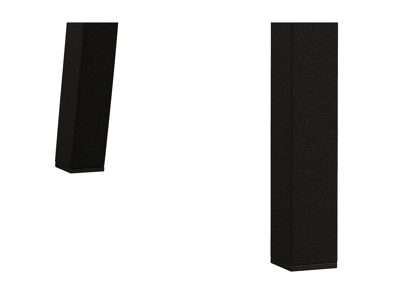 Tavolo completo tulipe 120 cm 4 sedie metallo PU brun et noir salle à manger café