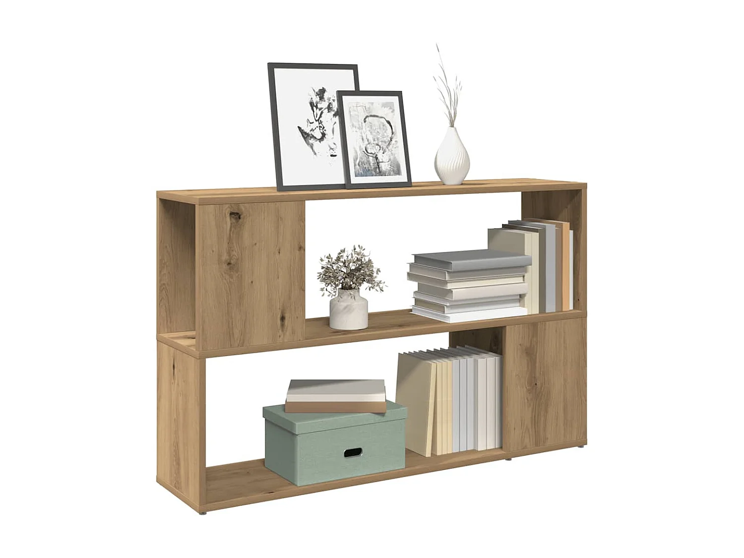 Bücherregal Artisan-Eiche 100x24x63 cm Holzwerkstoff