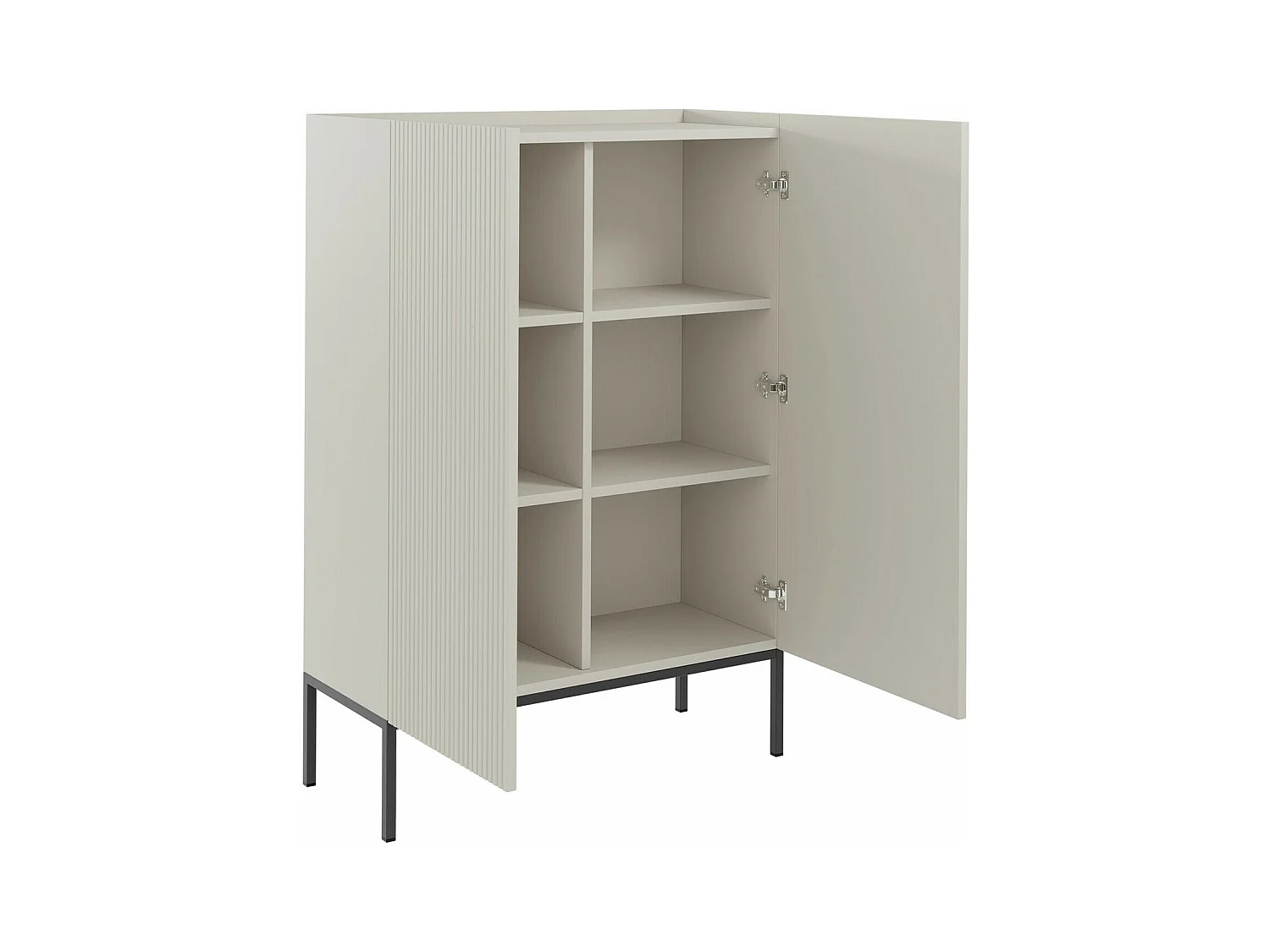 Estante Lunole 100, Pode ser fechado, 140x100x42cm