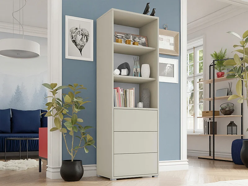 Estante Comfivo Fersoe 105, Com gavetas, Placa de aglomerado laminado