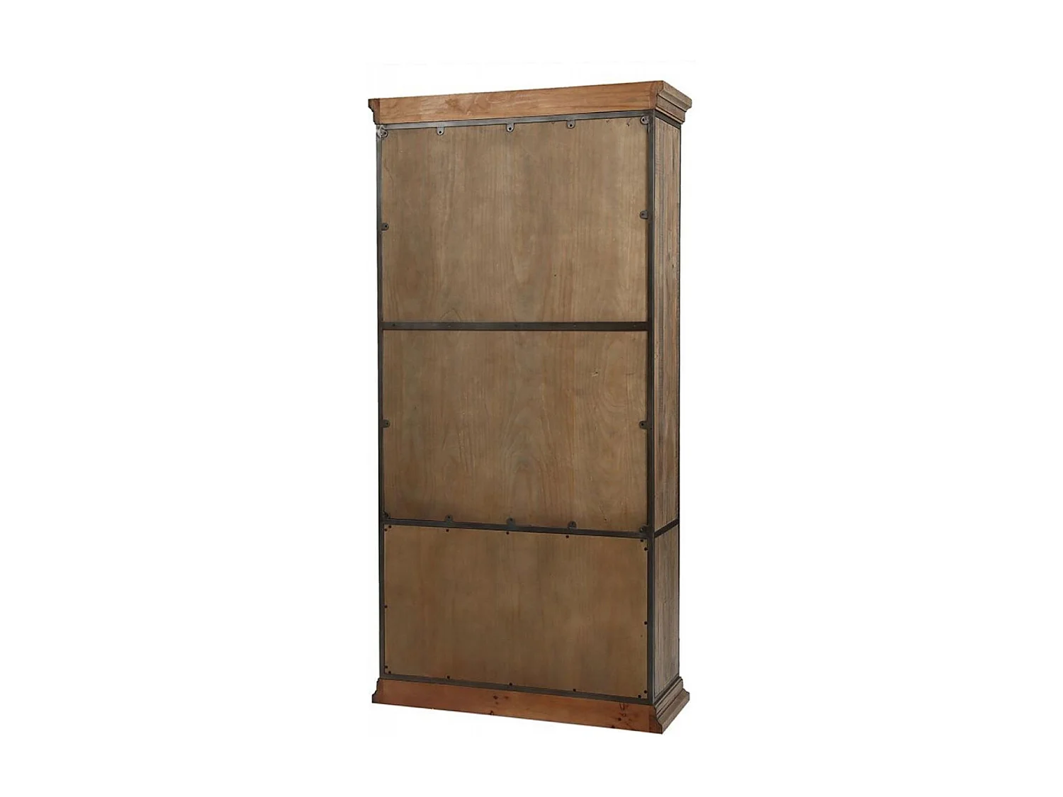 Bibliothèque vitrée 2 portes Bois Marron - Manufacture Interior's