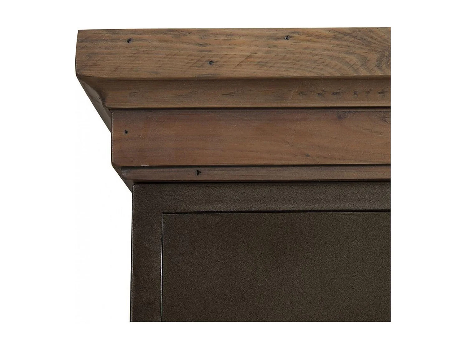 Bibliothèque vitrée 2 portes Bois Marron - Manufacture Interior's