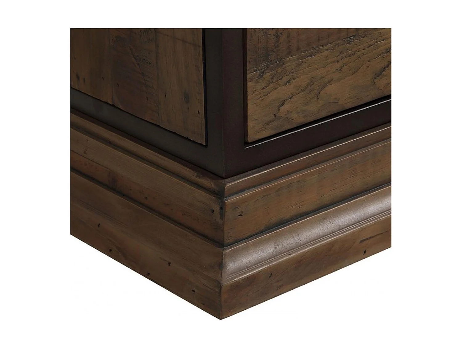 Bibliothèque vitrée 2 portes Bois Marron - Manufacture Interior's