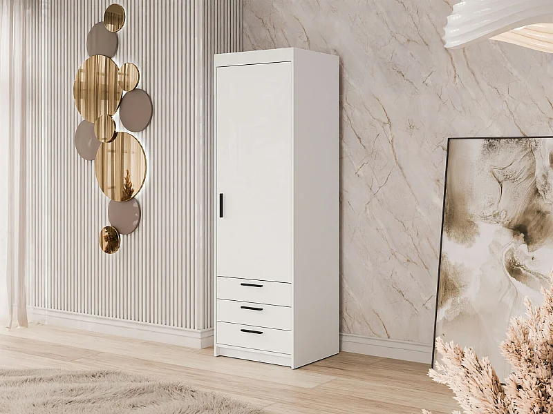 Estante Novduni 110, Com gavetas, Placa de aglomerado laminado