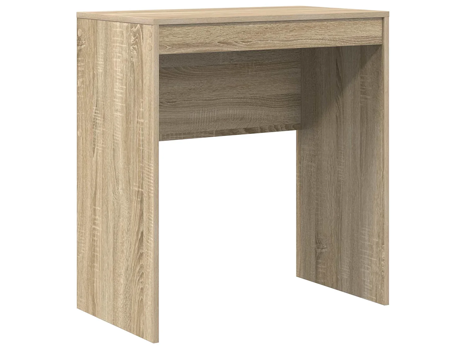 Escritorio con cajón con estante 2 pcs Roble Sonoma