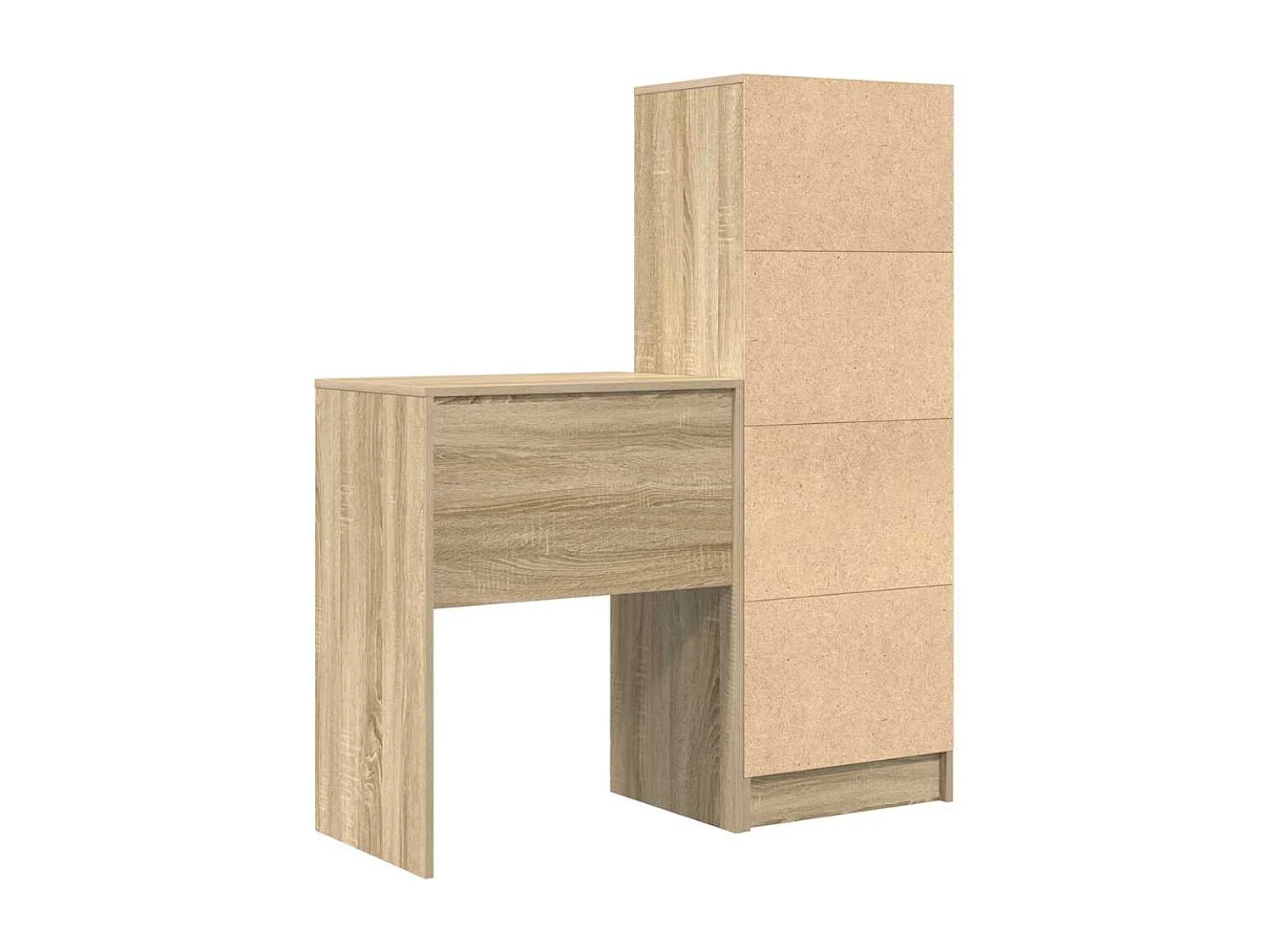 Bureau avec tiroir 2 pcs Chêne Sonoma