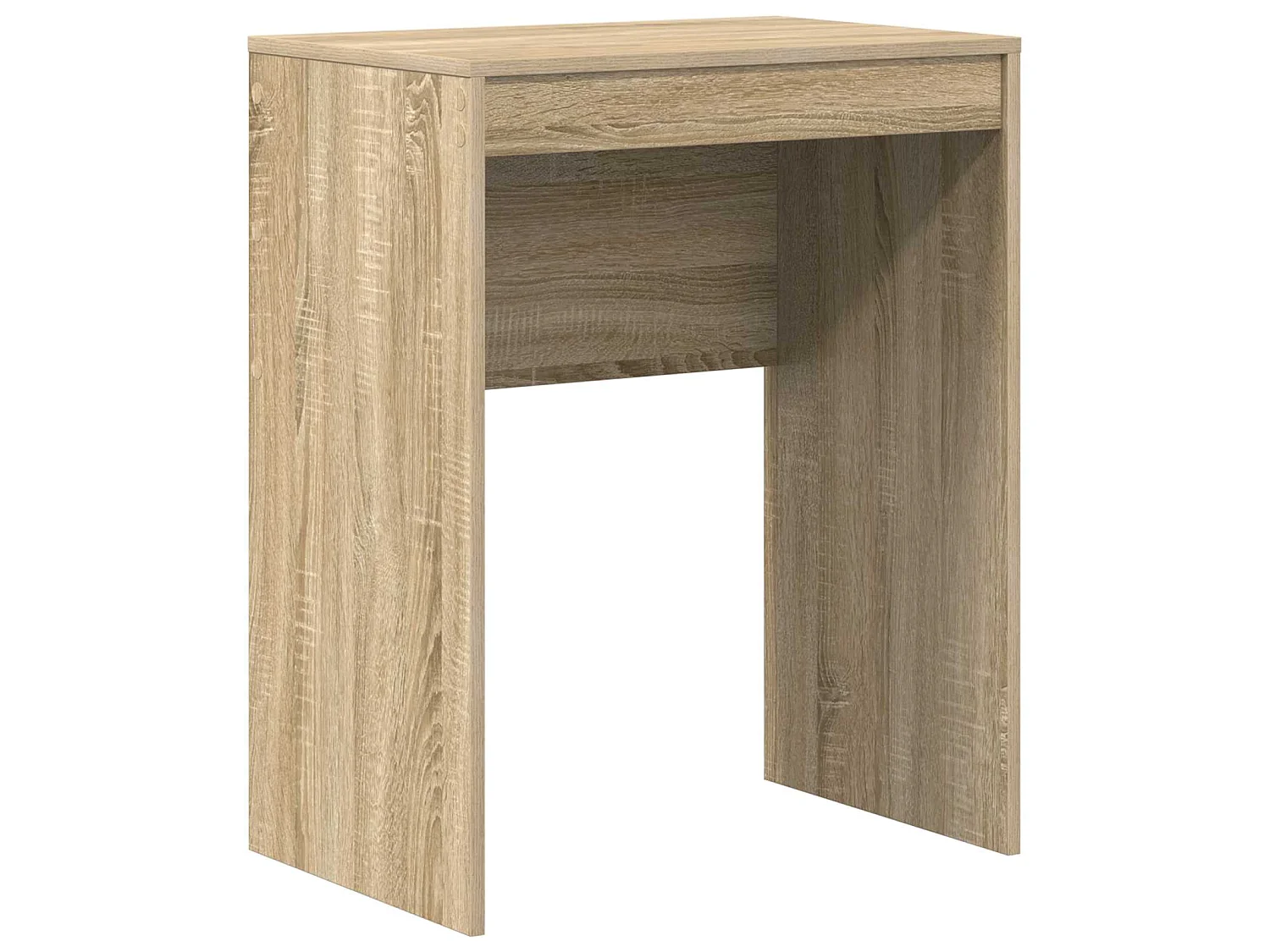 Bureau avec tiroir avec étagère 2 pcs Chêne Sonoma