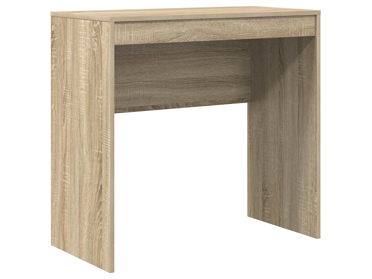 Escritorio con cajón con estante 2 pcs Roble Sonoma