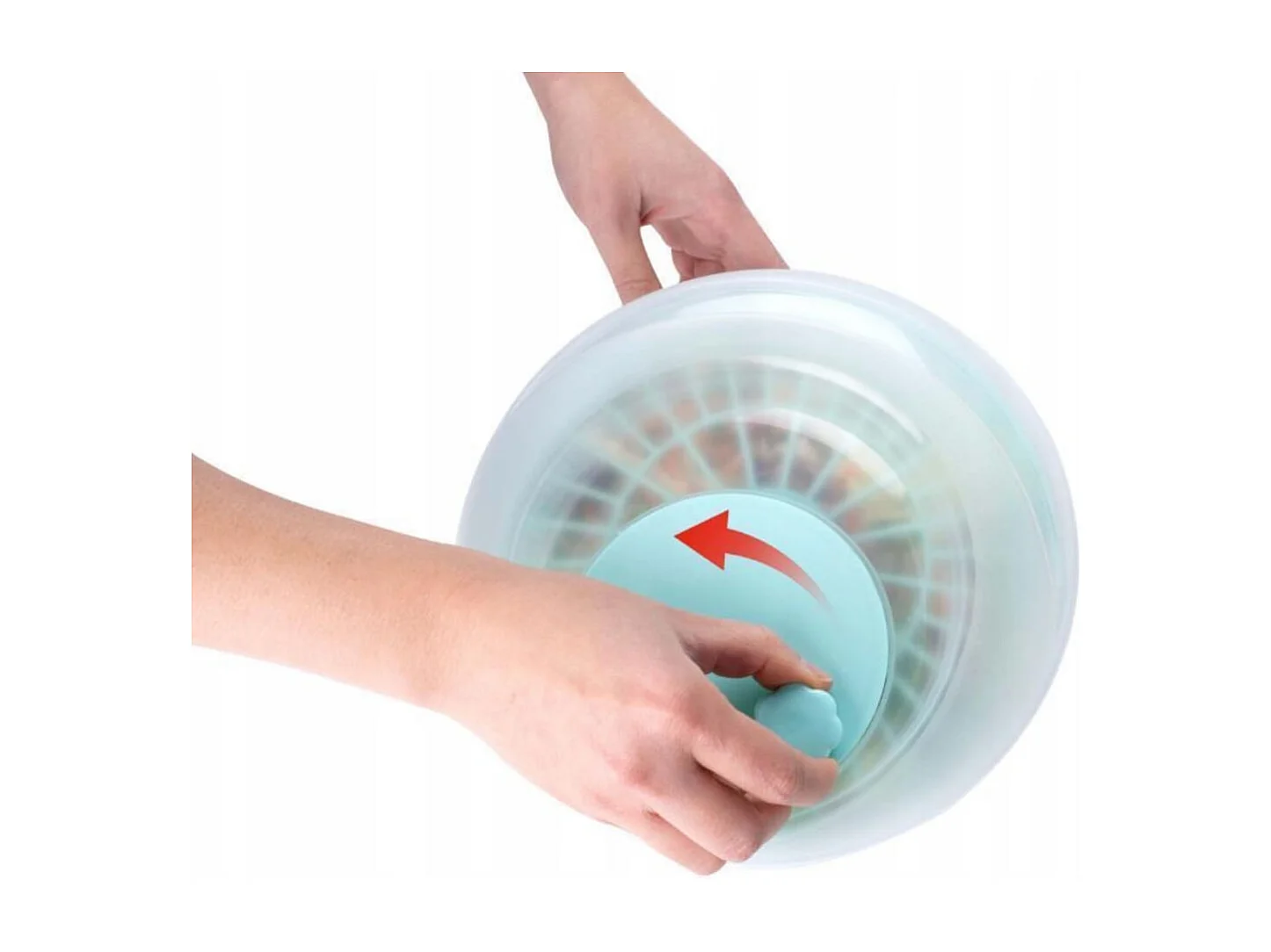 Escurridor de verdura giratorio 4L morado Ø23 cm