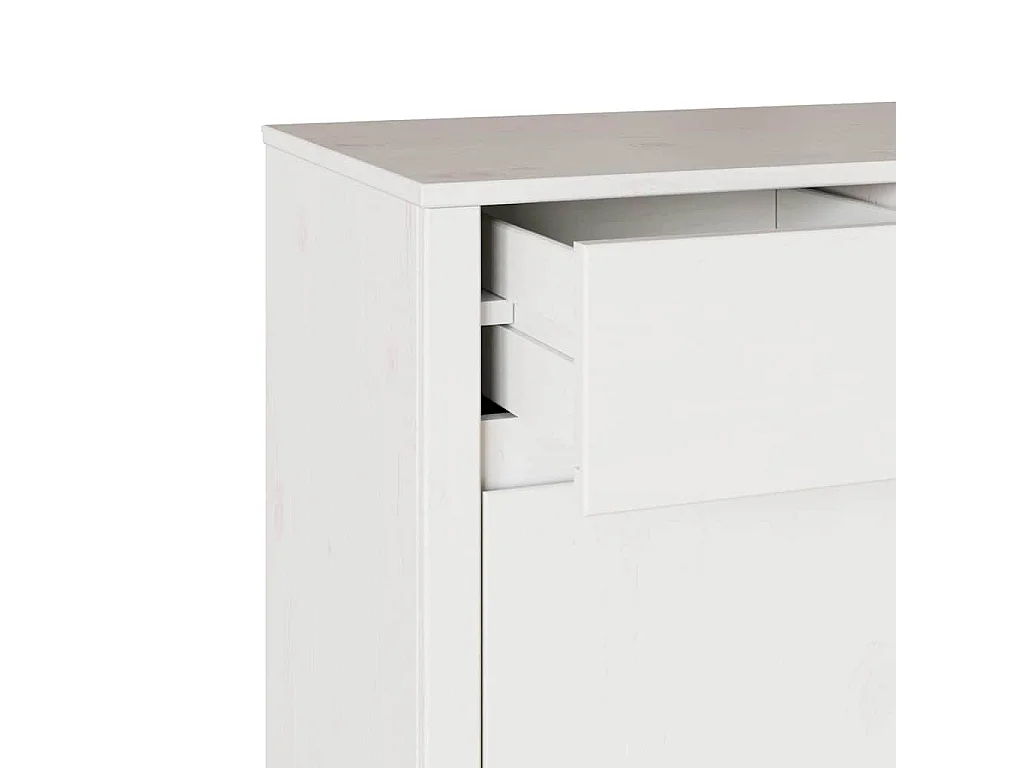 Buffet Drammen Blanc 79 x 43 x 75,5 cm Bois de pin massif
