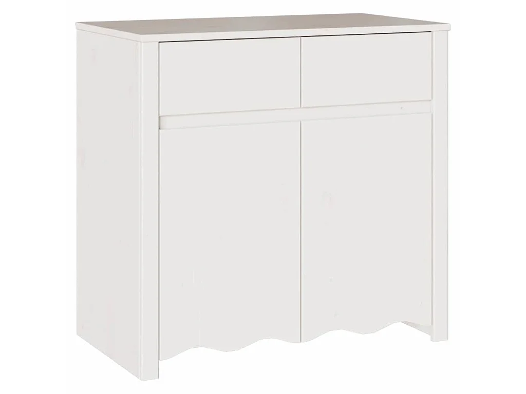 Buffet Drammen Blanc 79 x 43 x 75.5 cm Bois de pin massif