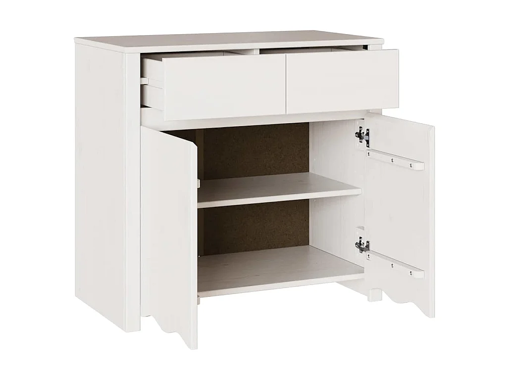 Buffet Drammen Blanc 79 x 43 x 75.5 cm Bois de pin massif