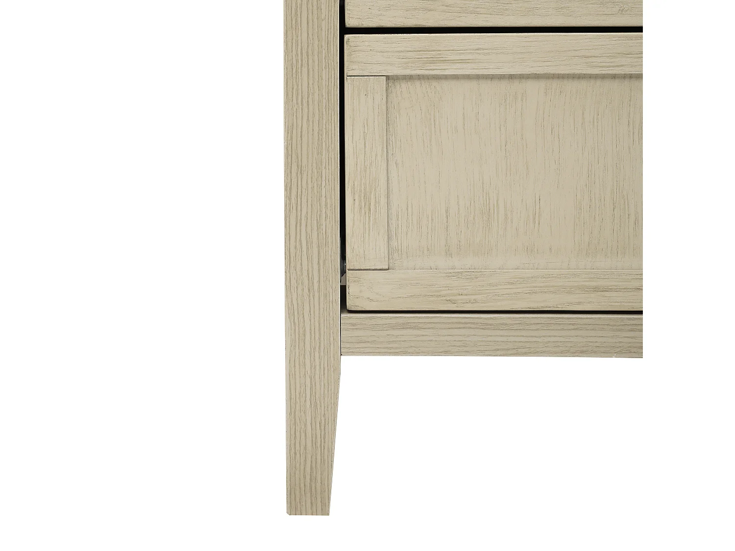 Cômoda 3 gavetas madeira natural armazenamento escritório sala quarto 80x40x80 cm design moderno