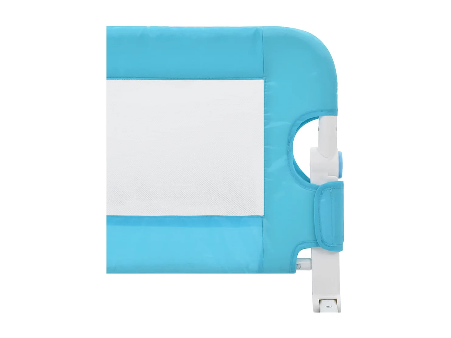 VidaXL Barandilla de seguridad para cama de niño poliéster +18M azul 42x180 cm