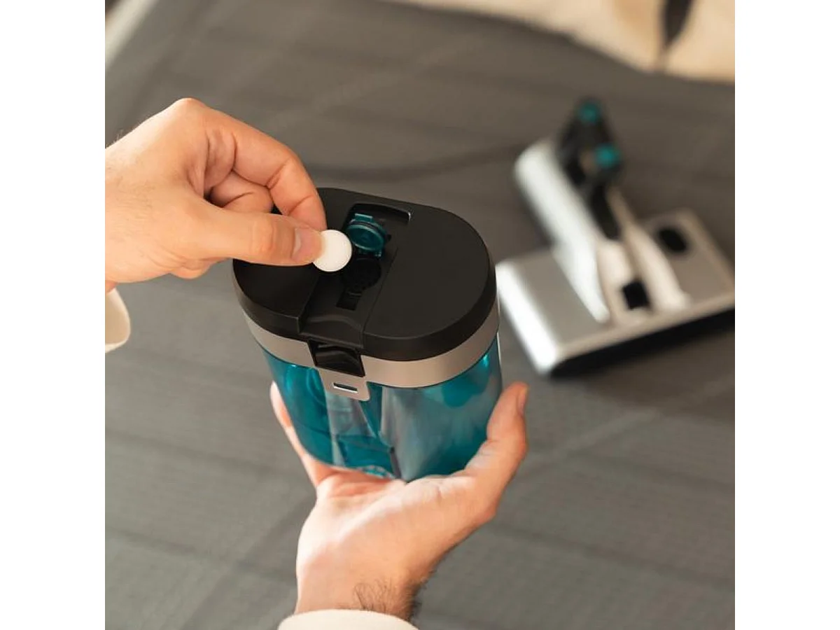 Aspirador Cecotec Rockstar 4000 Mattress 400W 0,5L sin bolsa gris/azul