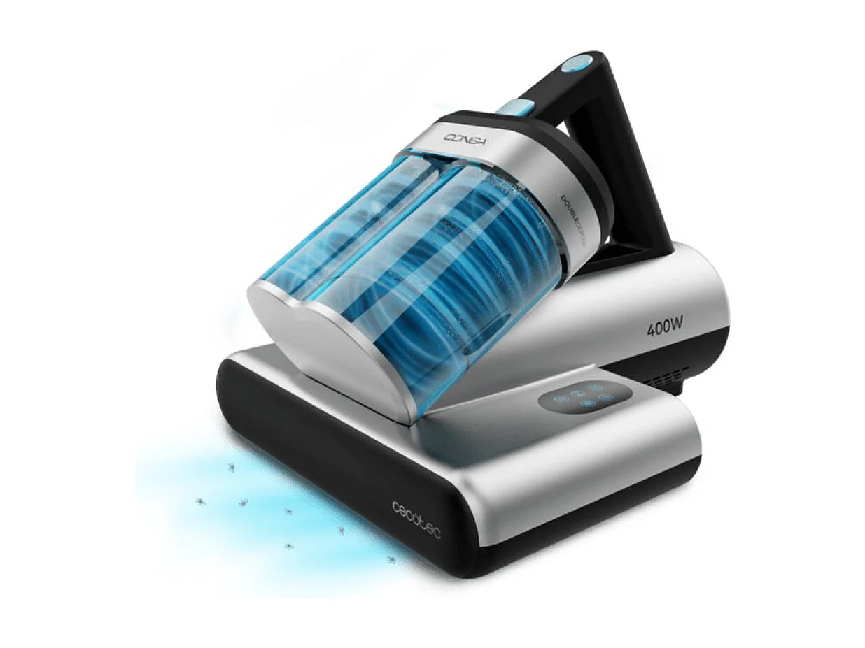 Aspirador Cecotec Rockstar 4000 Mattress 400W 0,5L sin bolsa gris/azul