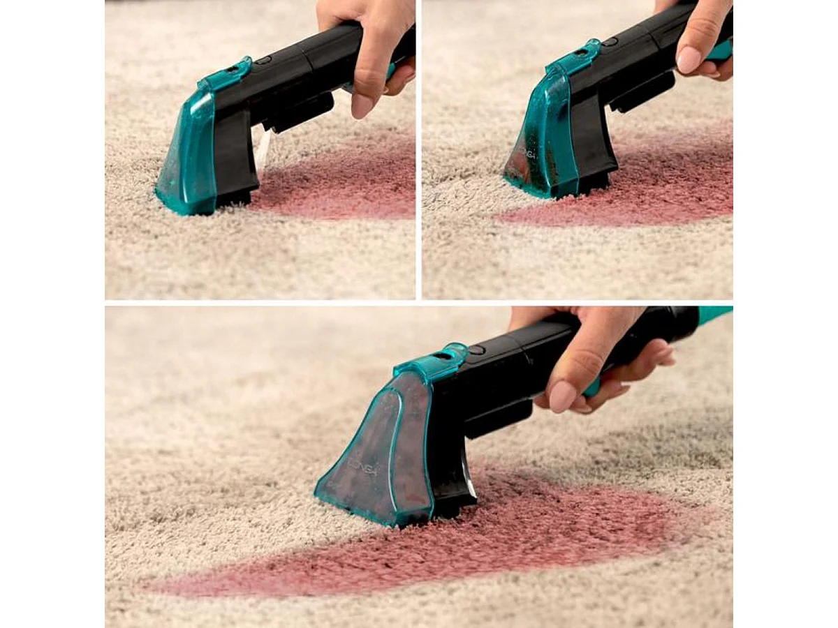 Aspirador de tapicerías Cecotec Conga 2000 Carpet&Spot Clean Compact 330W 3 e 1 gris/azul