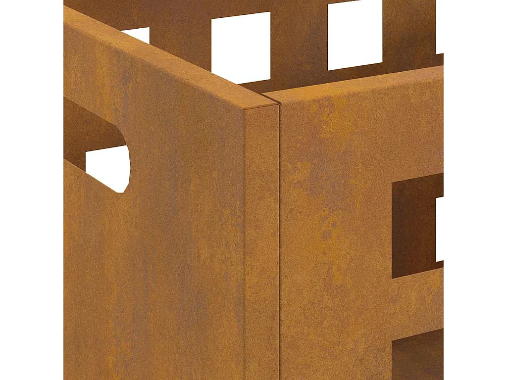 Braise Marron 50 x 30 x 40 cm Acier