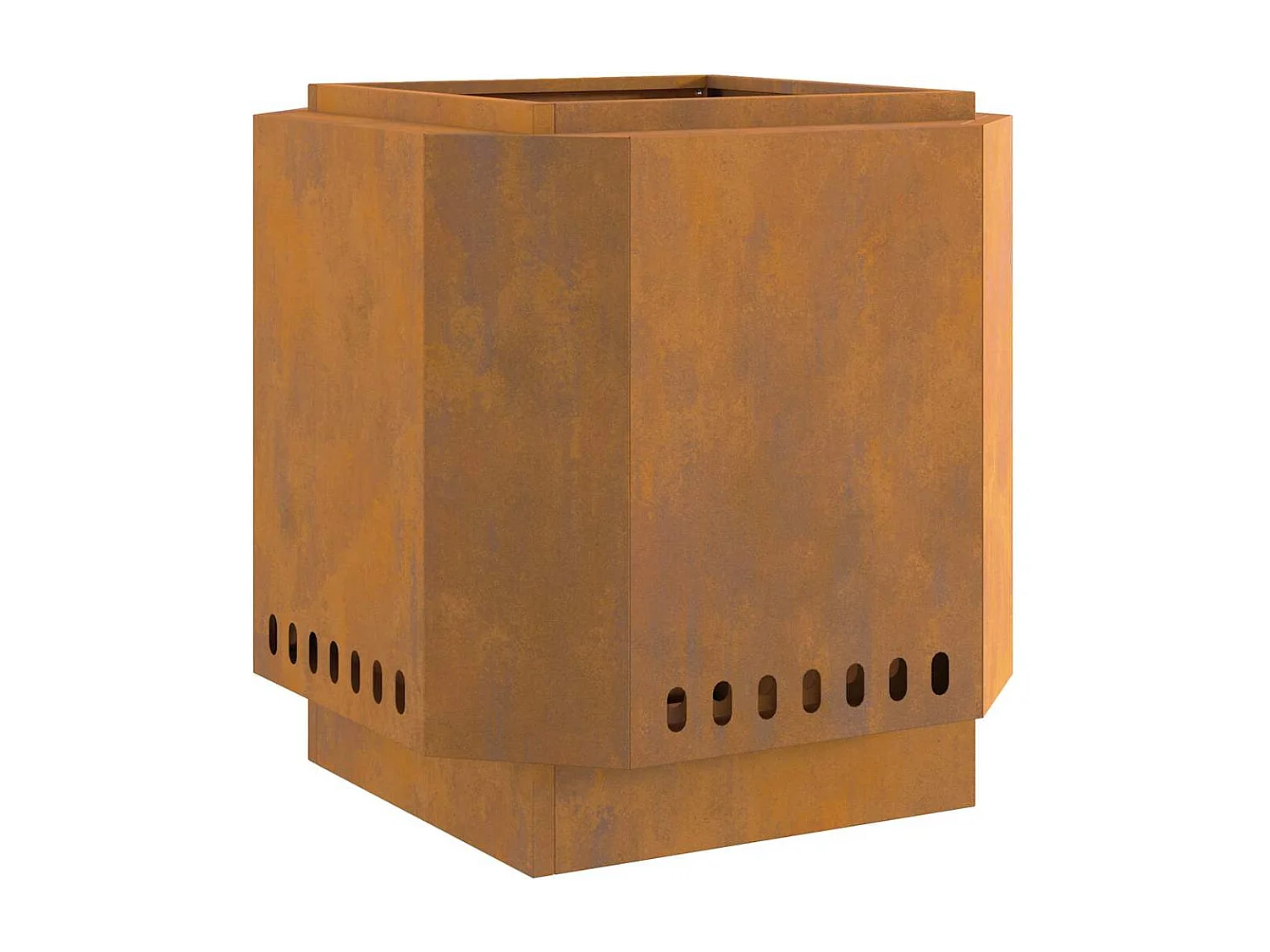 Foyer sans fumée Marron 48 x 48 x 51 cm Acier