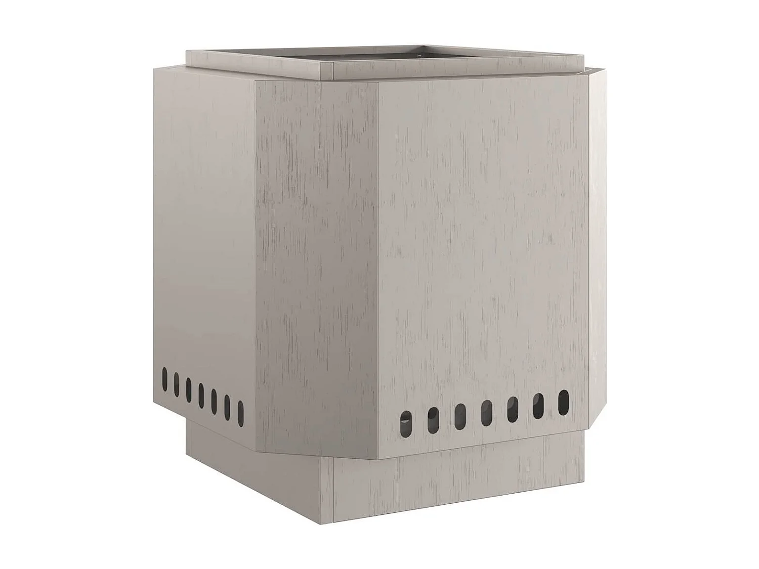 Foyer sans fumée Marron 48 x 48 x 51 cm Acier