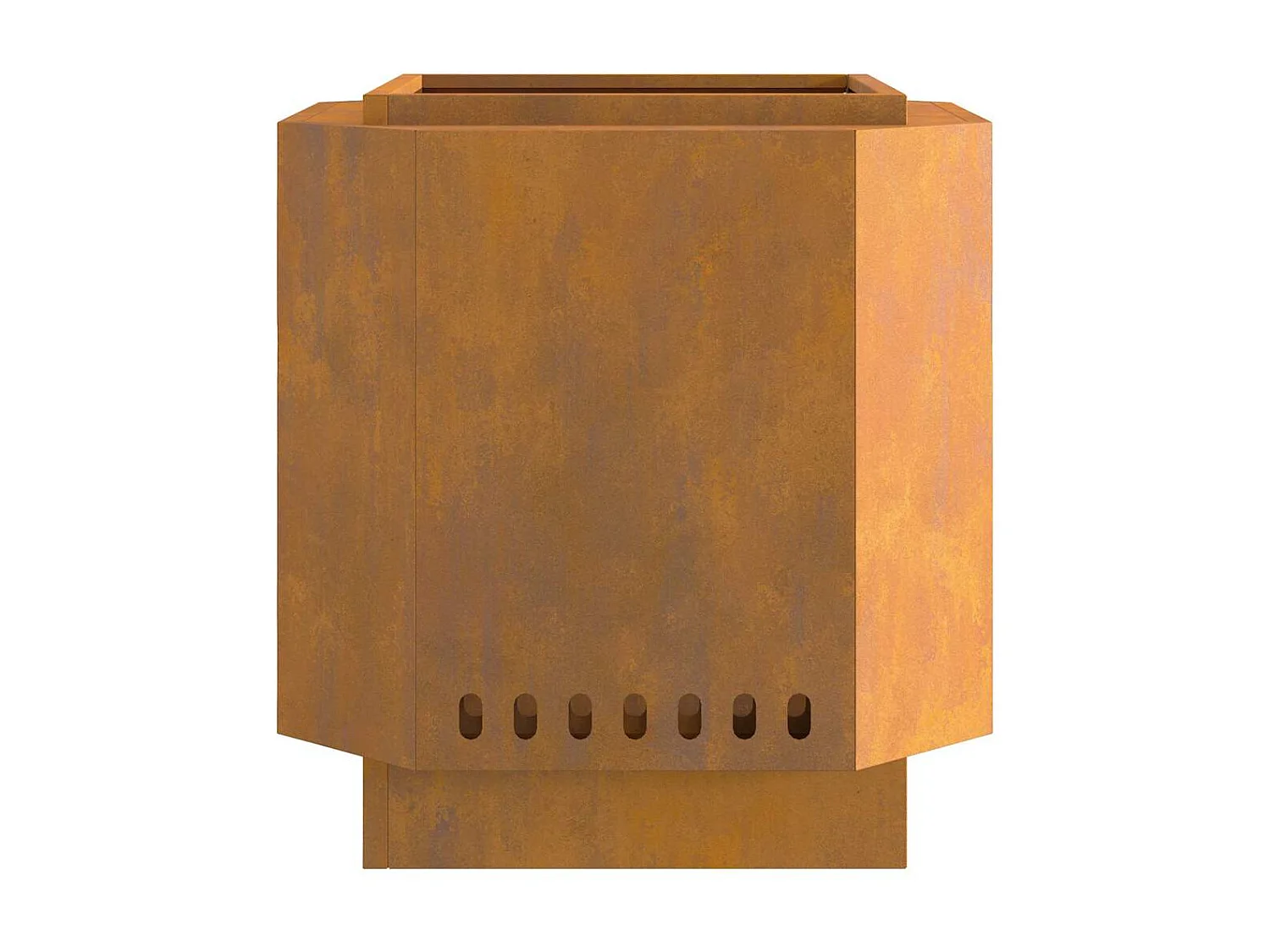 Foyer sans fumée Marron 48 x 48 x 51 cm Acier